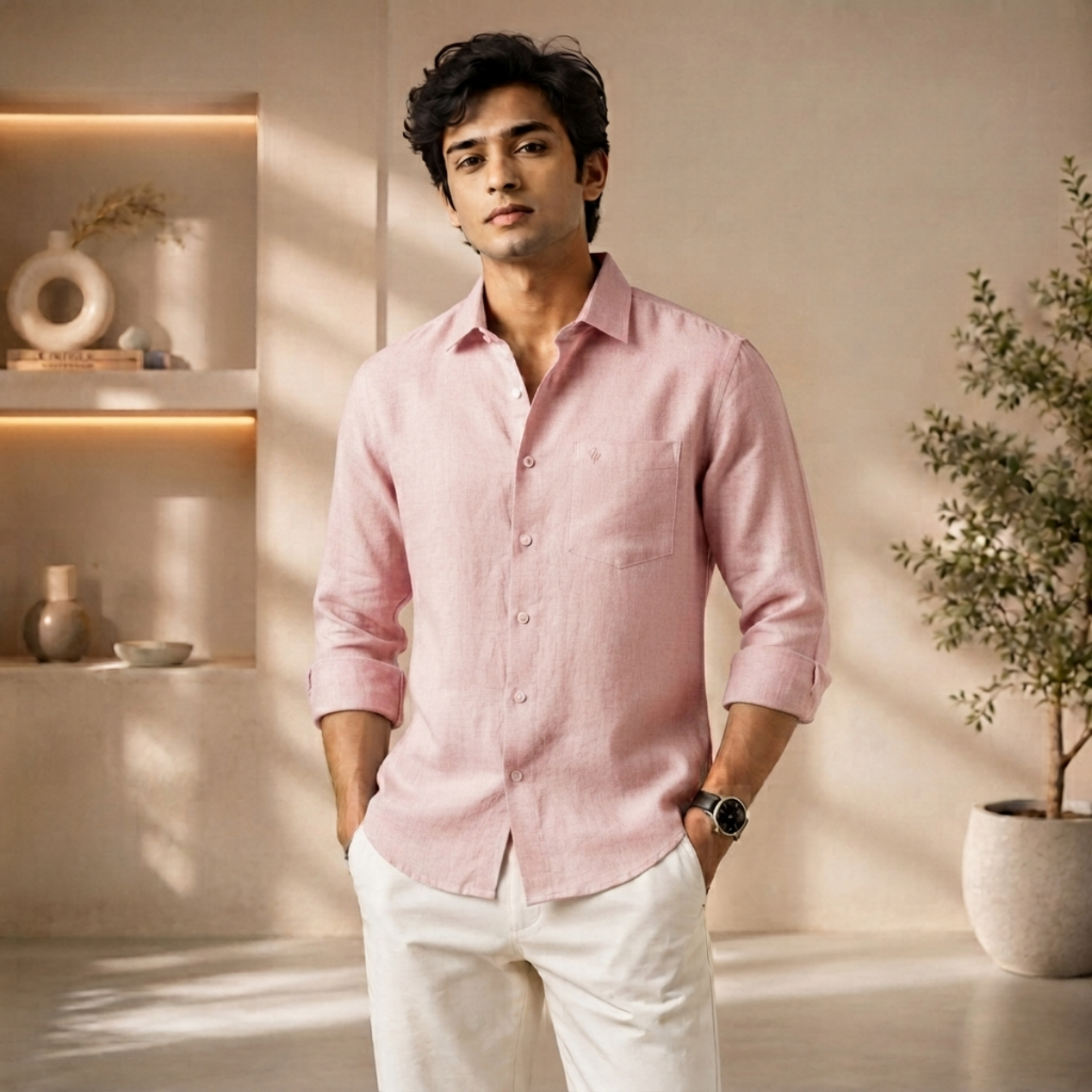 3 Men’s Solid Formal Shirt | S1