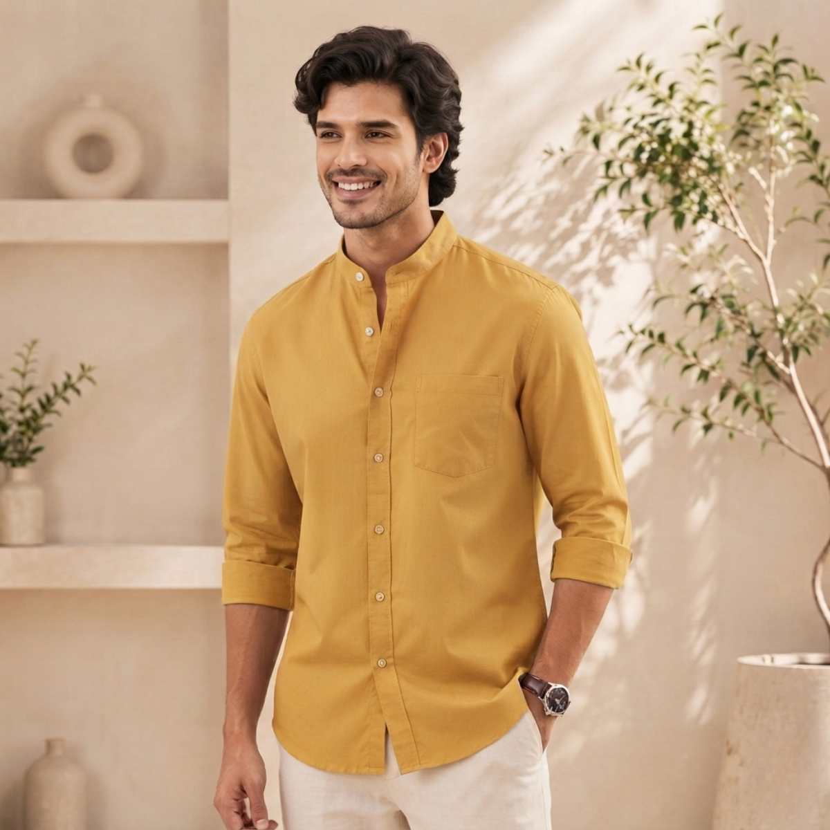 3 Men’s Solid Formal Shirt | S9