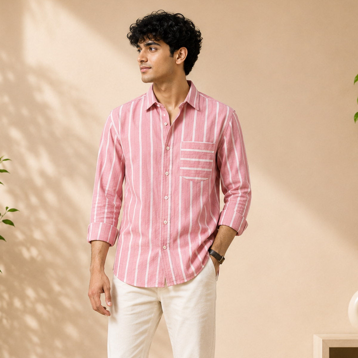3 Men's Striped Shirt | S-9