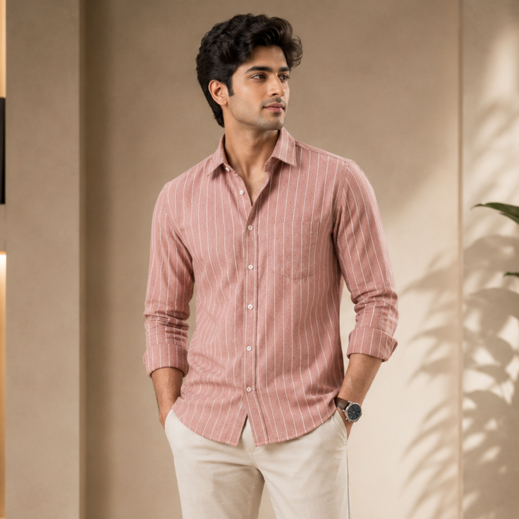 3 Men's Striped Shirt | S-1