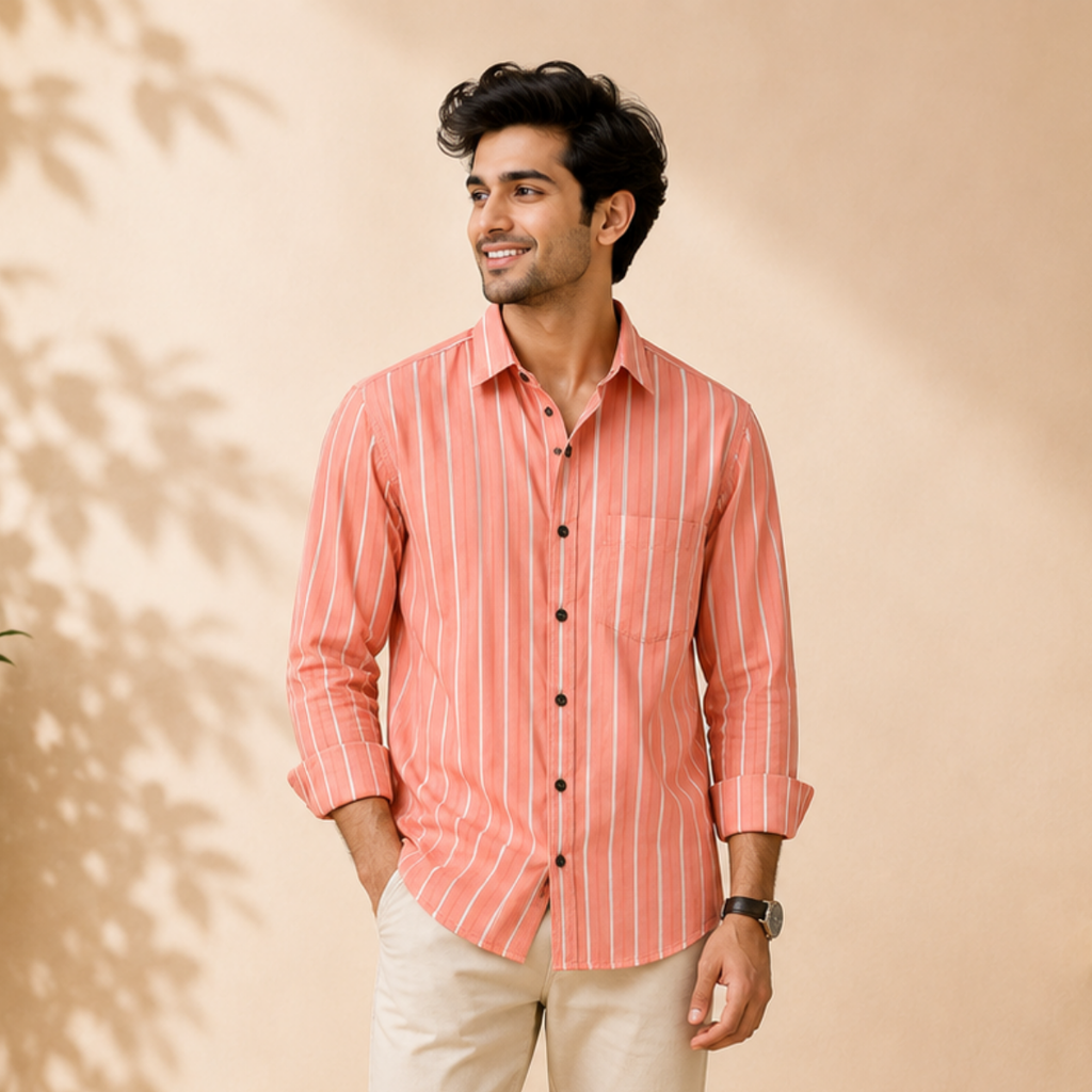 3 Men's Striped Shirt | S-10