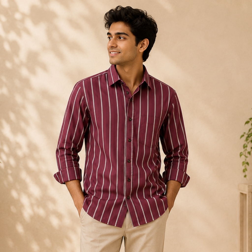 3 Men's Striped Shirt | S-10