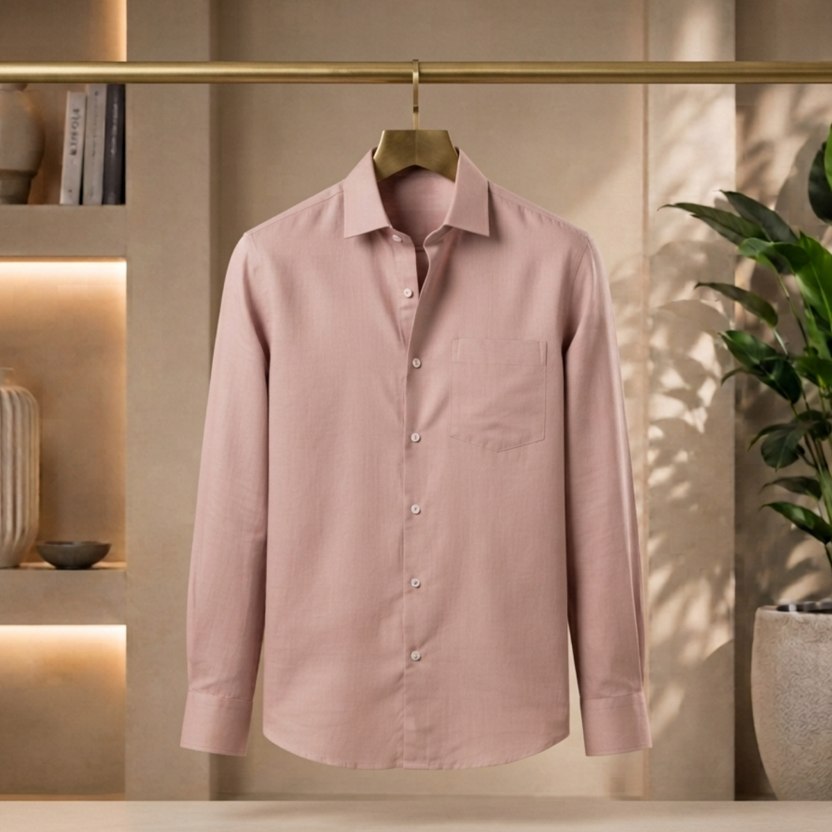 3 Men’s Solid Formal Shirt | S10