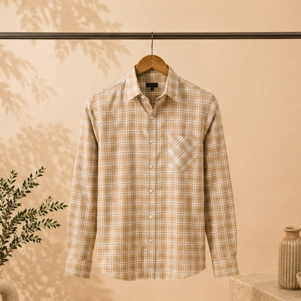 3 Men’s Classic Checked Shirts | C10