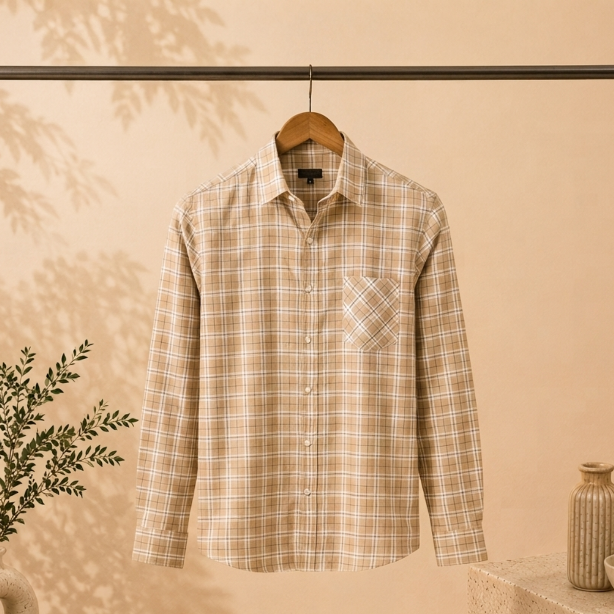 3 Men’s Classic Checked Shirts | C10
