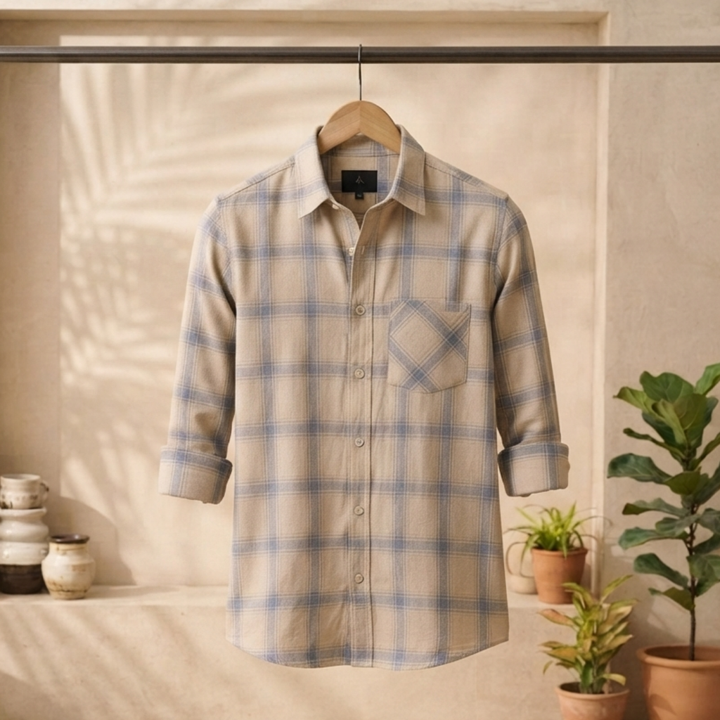 3 Men’s Classic Checked Shirts | C1