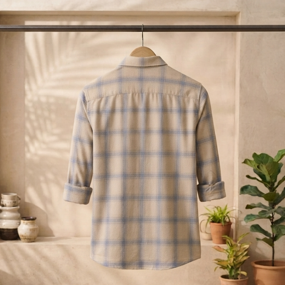 3 Men’s Classic Checked Shirts | C1