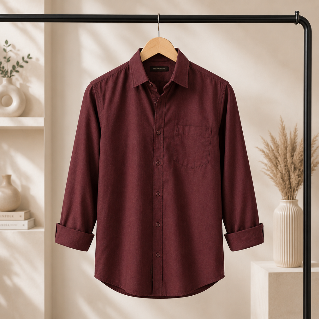3 Men’s Solid Formal Shirt | S2