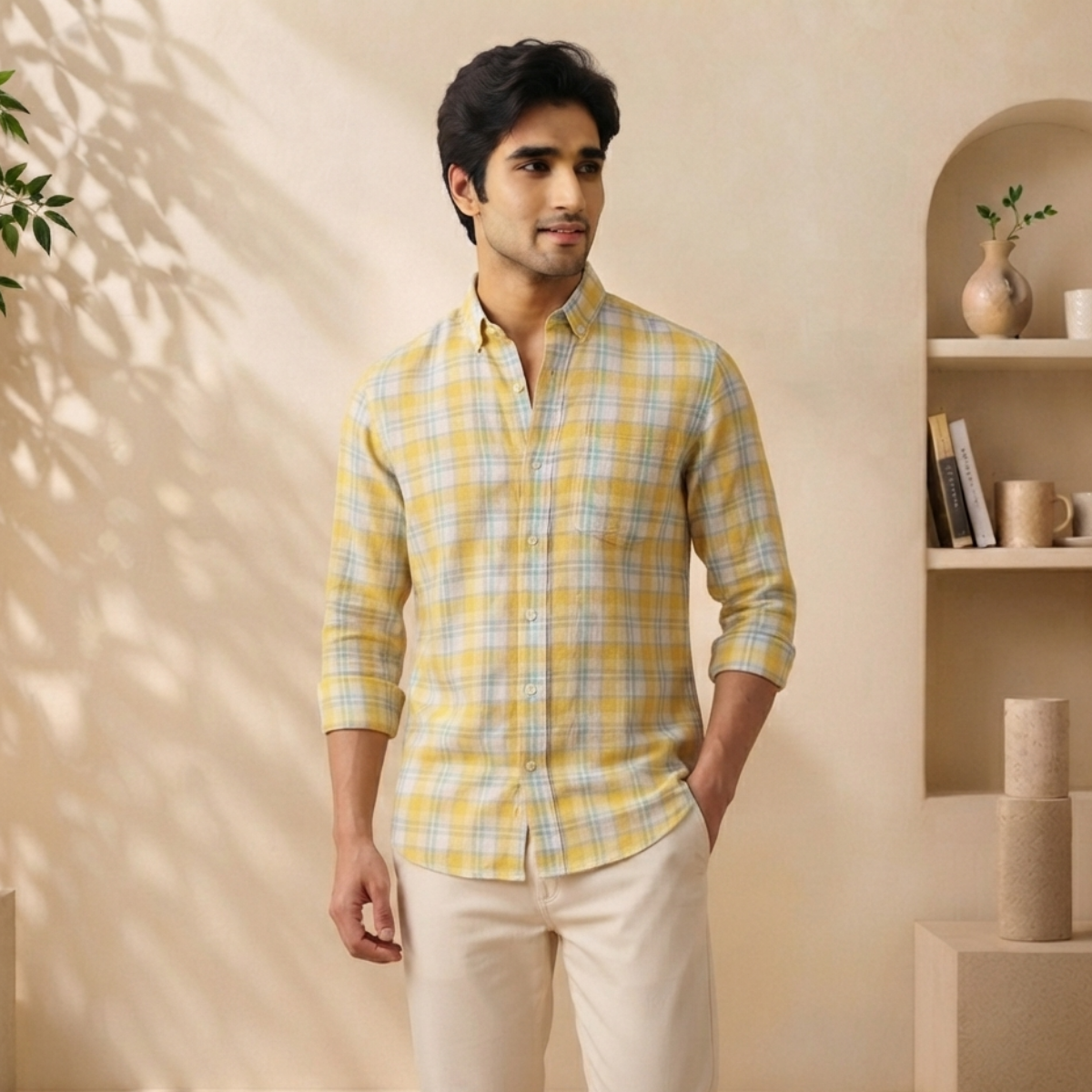 3 Men’s Classic Checked Shirts | C2