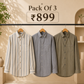 3 Men's Striped Shirt | S-3