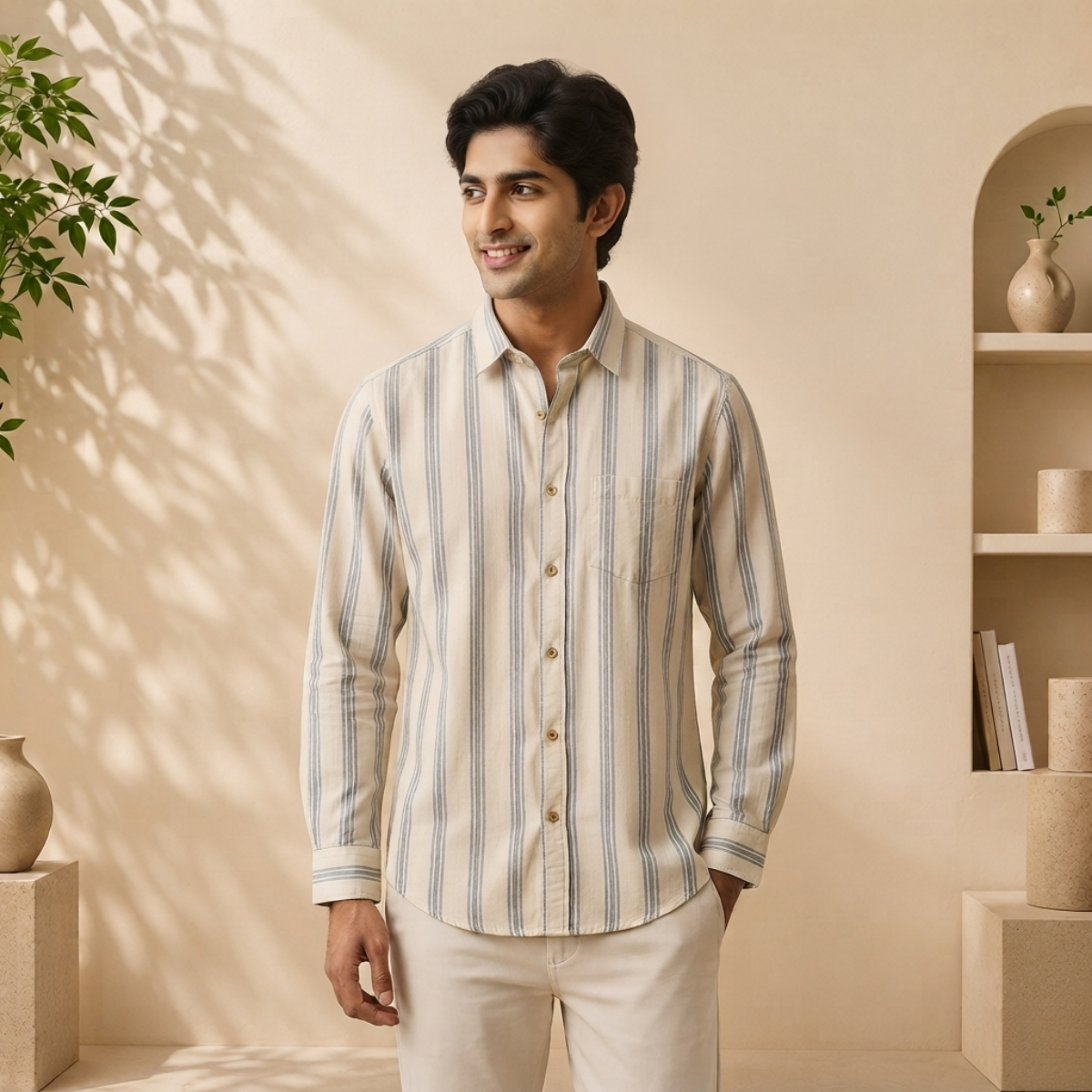 3 Men's Striped Shirt | S-3