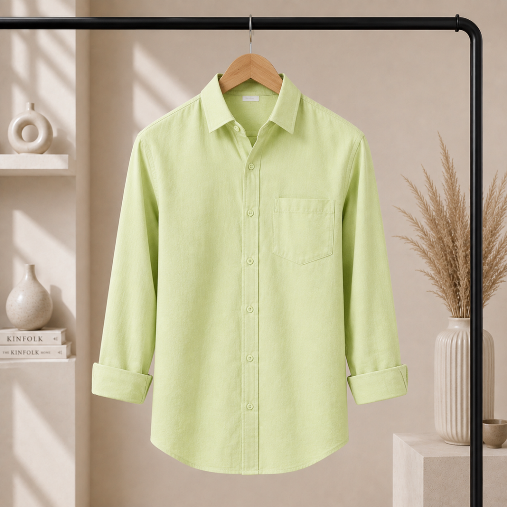 3 Men’s Solid Formal Shirt | S3