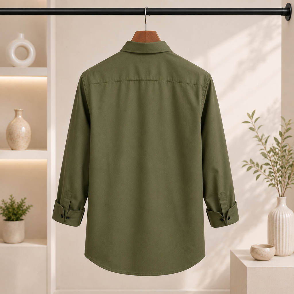 3 Men’s Solid Formal Shirt | S3