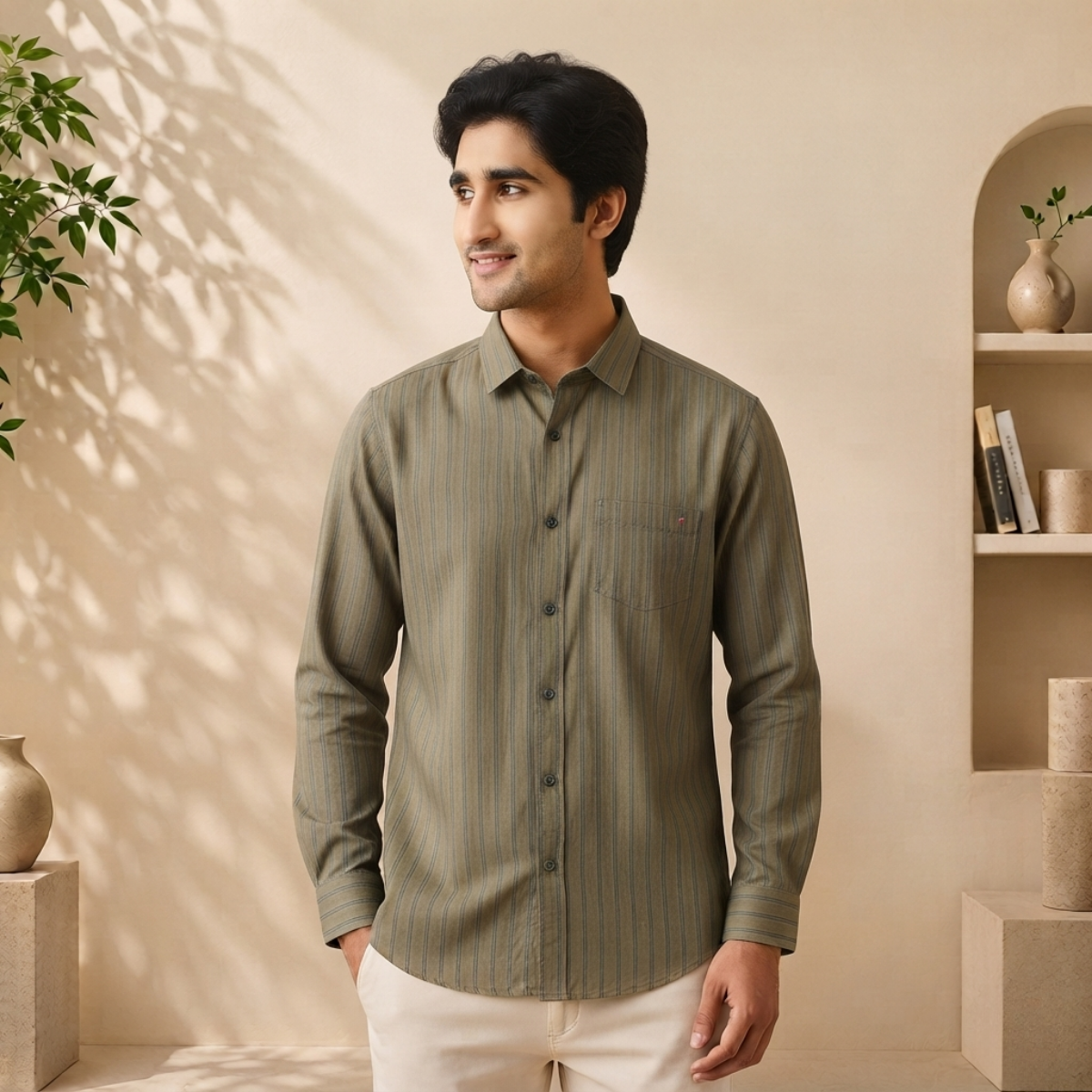 3 Men's Striped Shirt | S-3