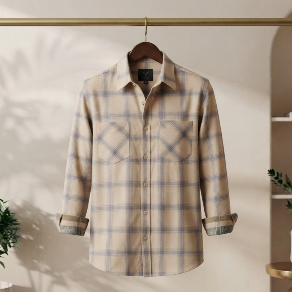 3 Men’s Classic Checked Shirts | C3