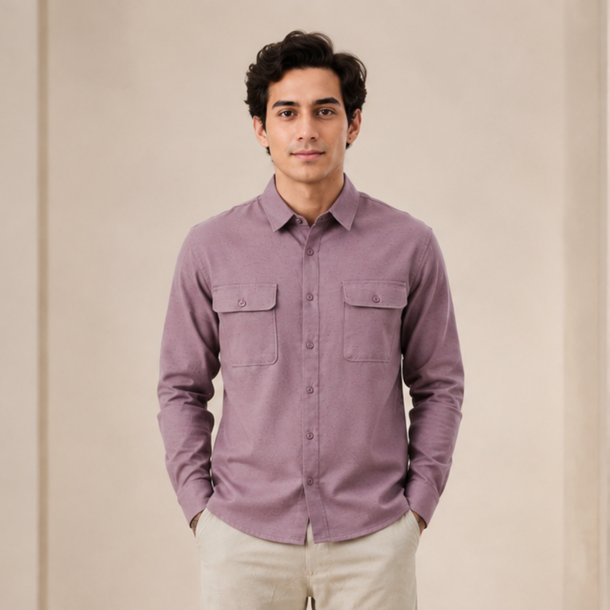3 Men’s Solid Formal Shirt | S4