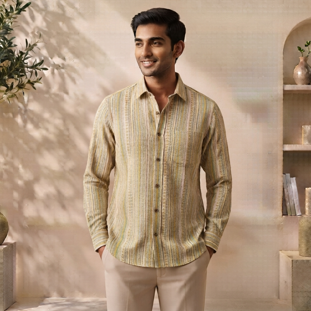 3 Men's Striped Shirt | S-4