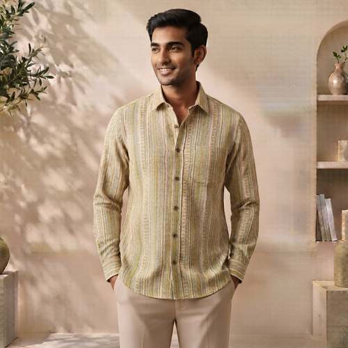 3 Men's Striped Shirt | S-4