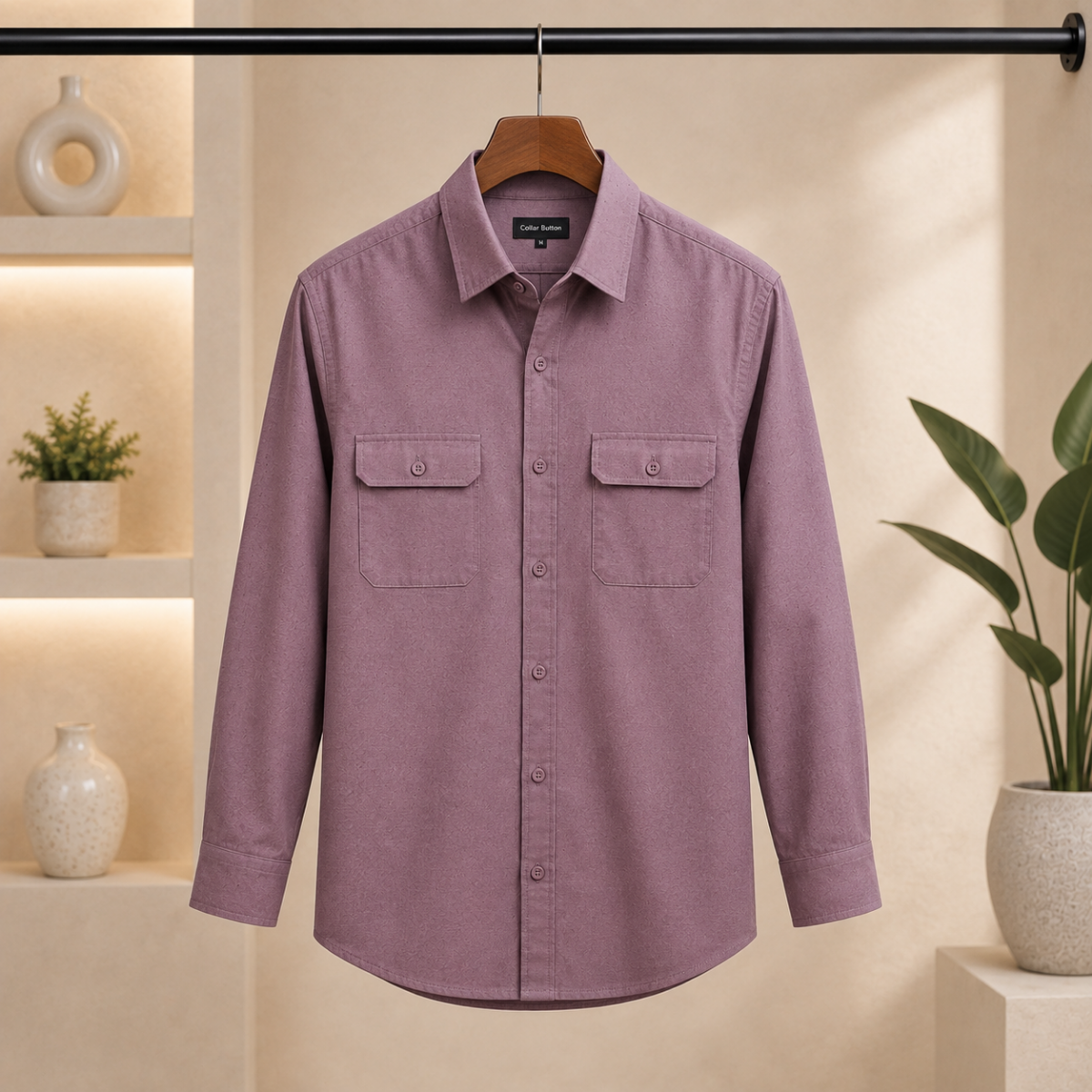 3 Men’s Solid Formal Shirt | S4