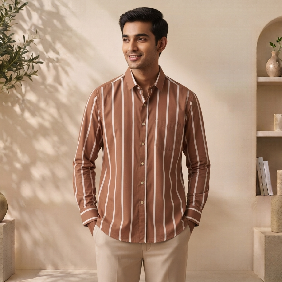 3 Men's Striped Shirt | S-4