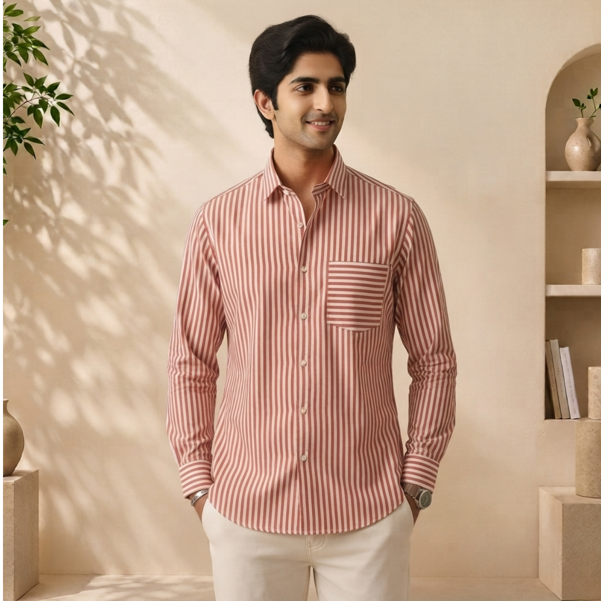 3 Men's Striped Shirt | S-4