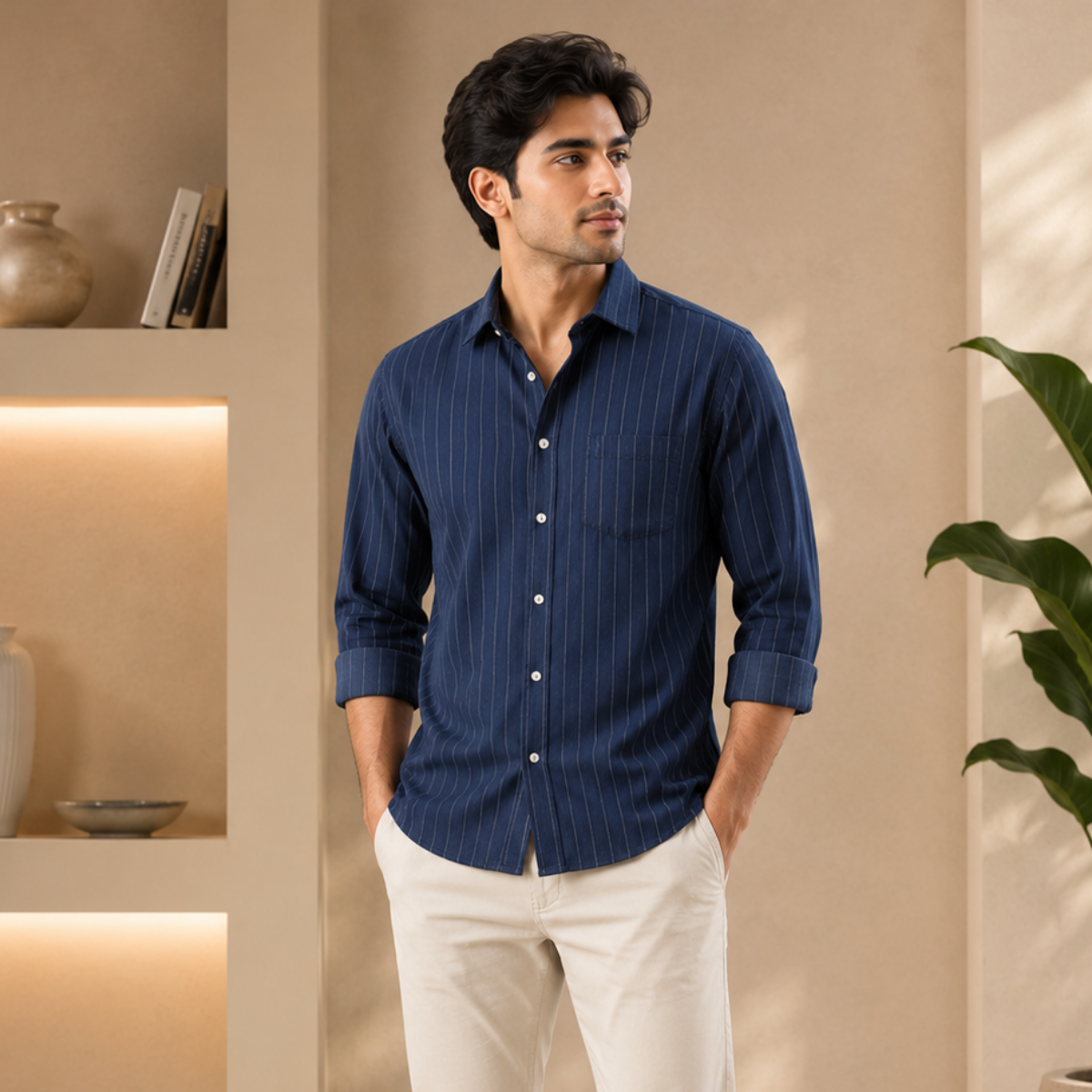 3 Men's Striped Shirt | S-1