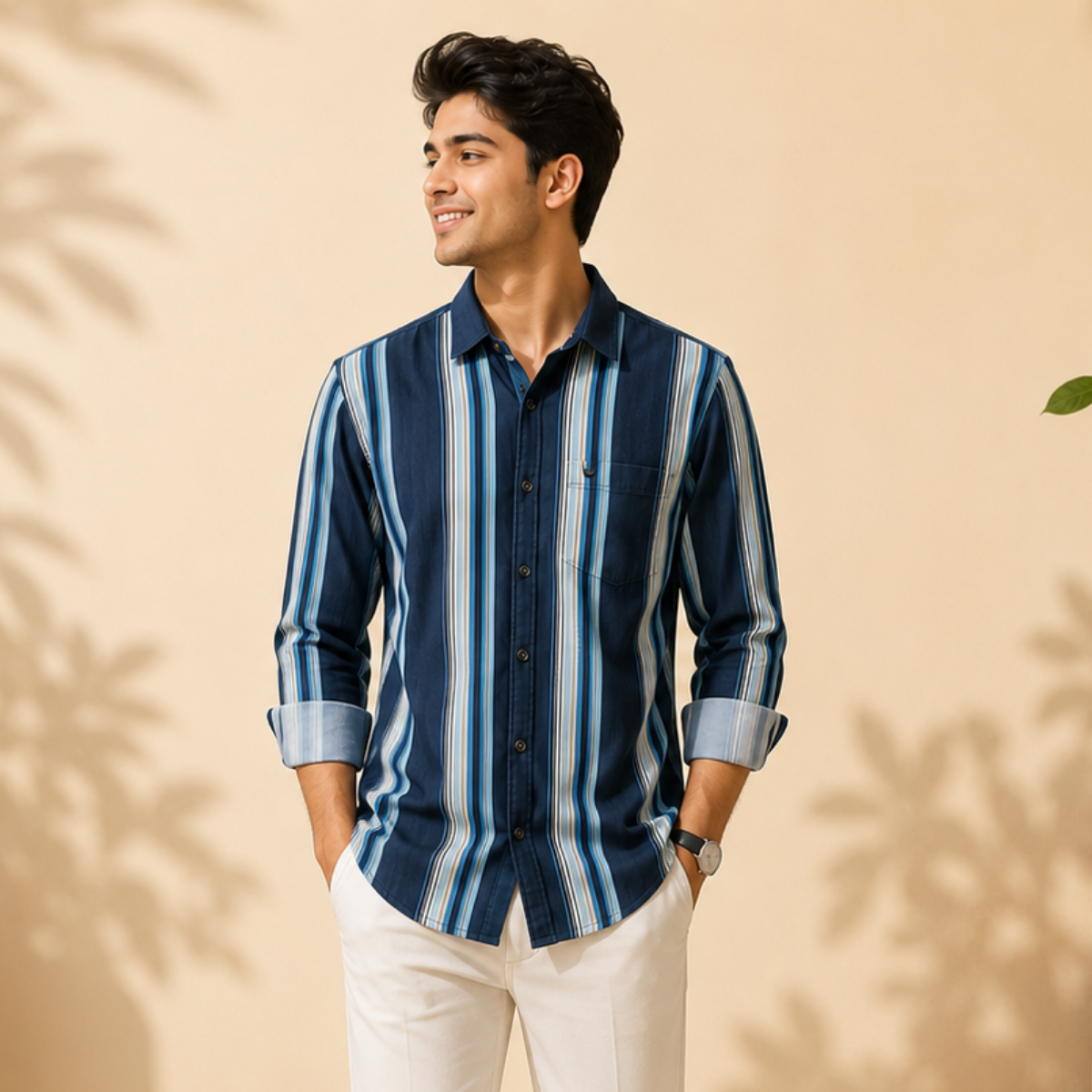 3 Men's Striped Shirt | S-5