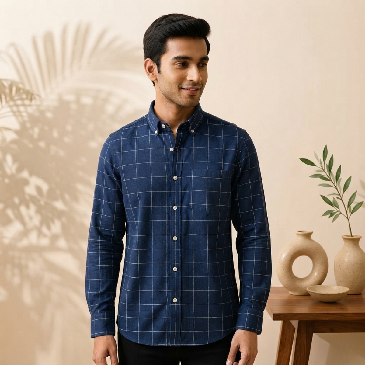 3 Men’s Classic Checked Shirts | C5