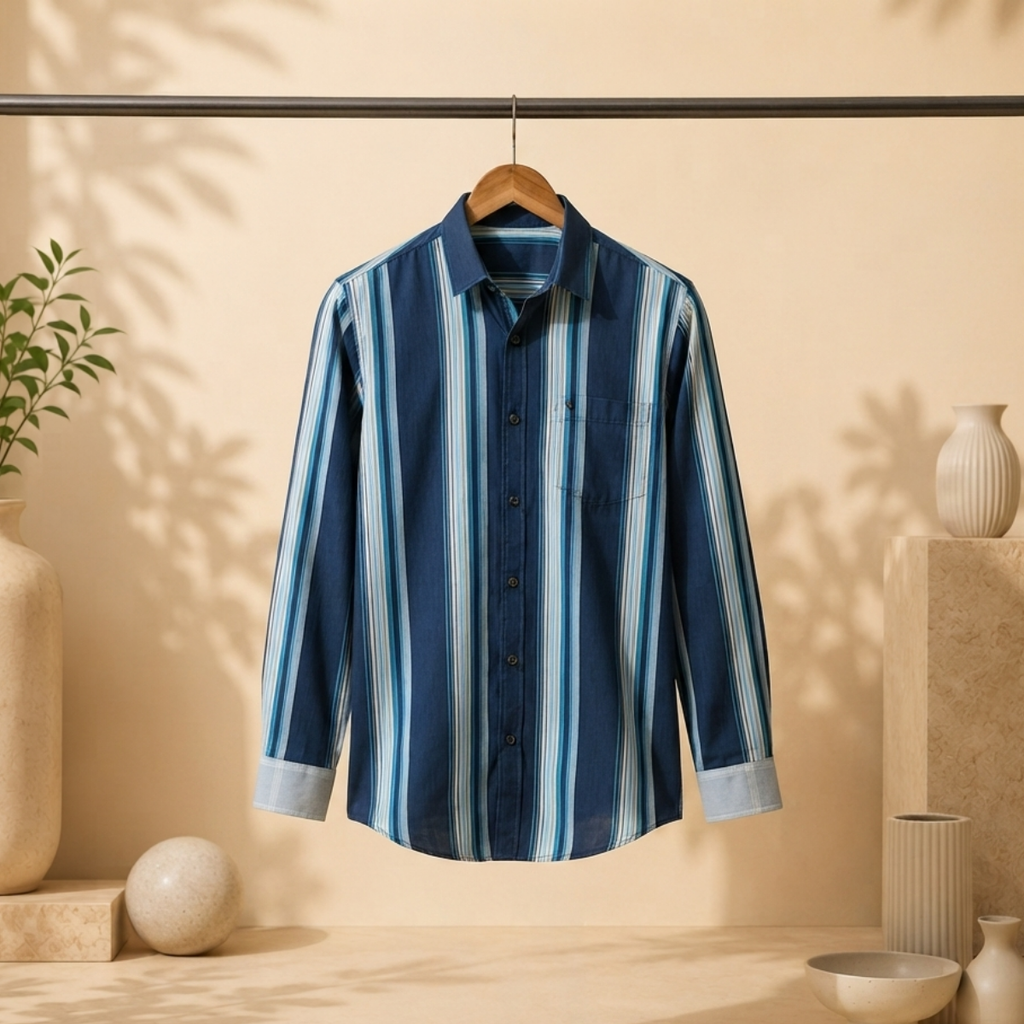 3 Men's Striped Shirt | S-5