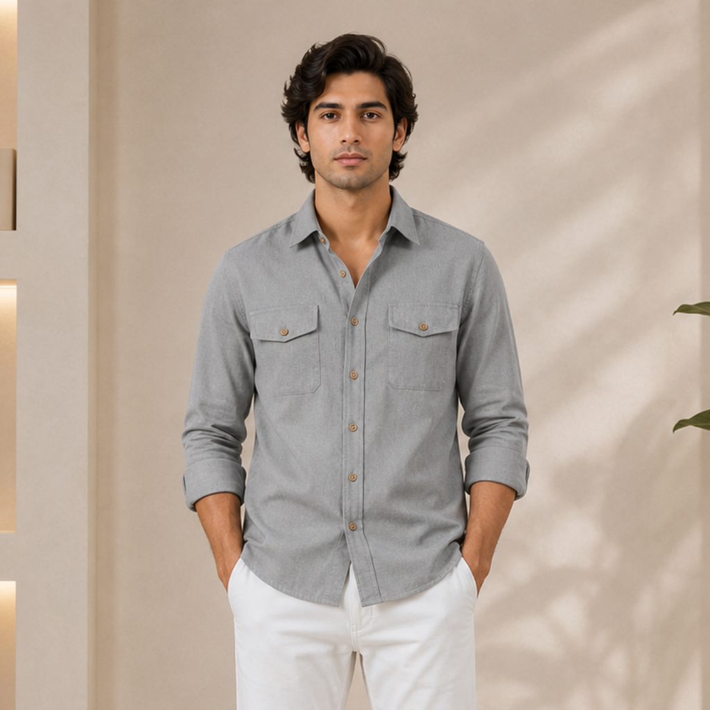 3 Men’s Solid Formal Shirt | S5