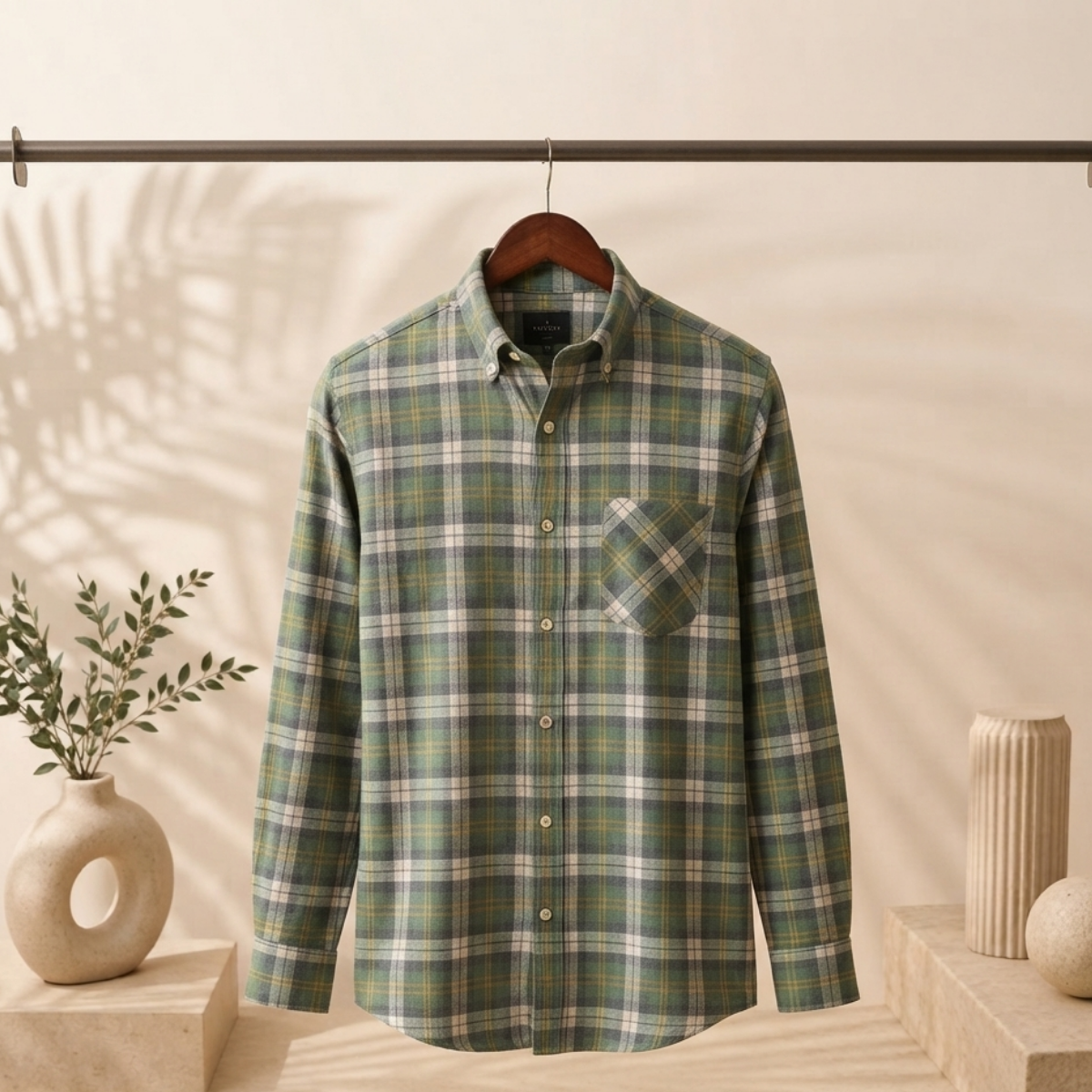 3 Men’s Classic Checked Shirts | C1