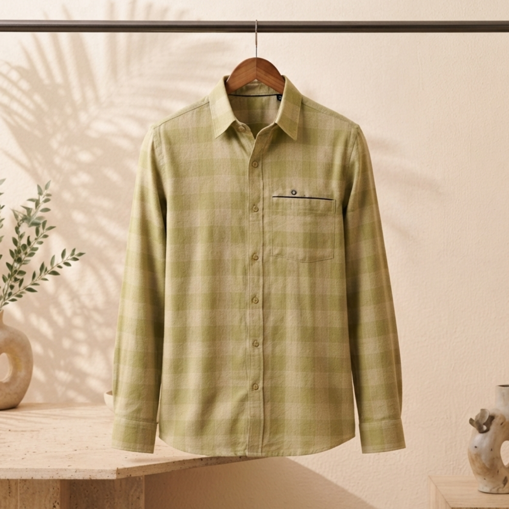 3 Men’s Classic Checked Shirts | C6