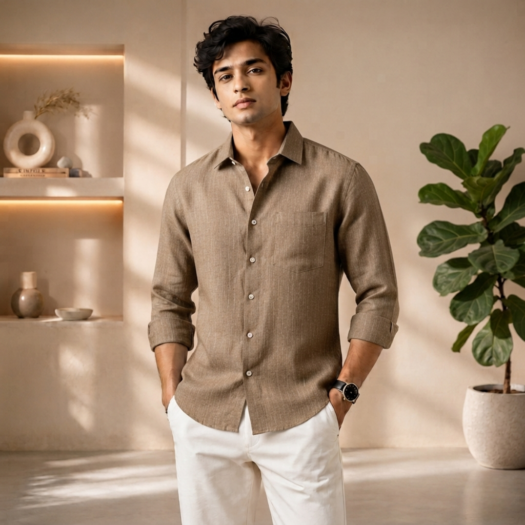 3 Men’s Solid Formal Shirt | S1