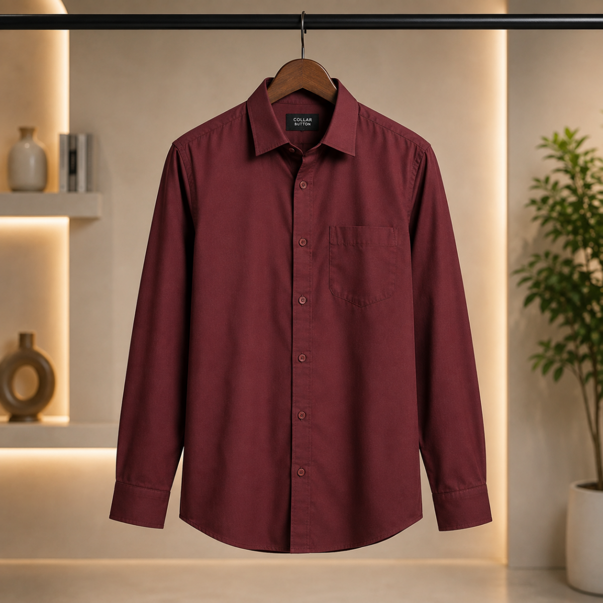 3 Men’s Solid Formal Shirt | S6