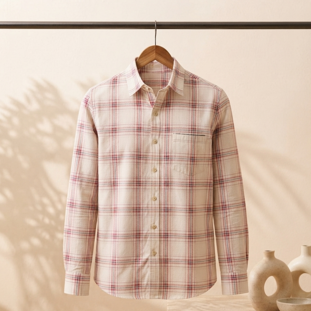 3 Men’s Classic Checked Shirts | C6