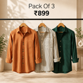 3 Men's Striped Shirt | S-7