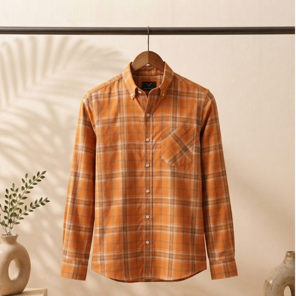 3 Men’s Classic Checked Shirts | C7