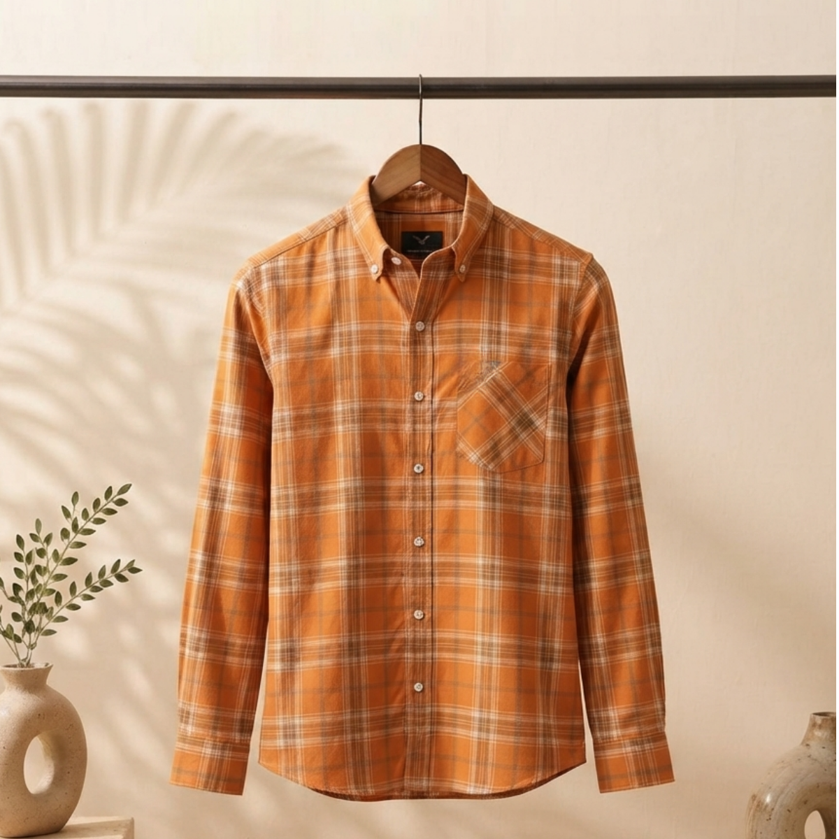 3 Men’s Classic Checked Shirts | C7