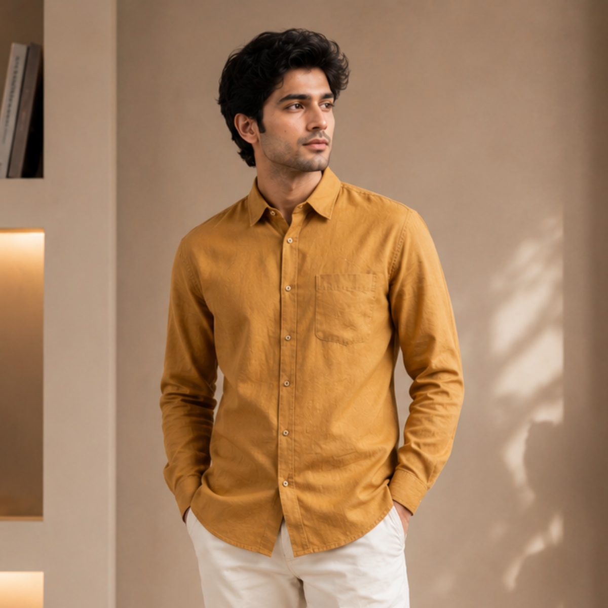 3 Men’s Solid Formal Shirt | S7