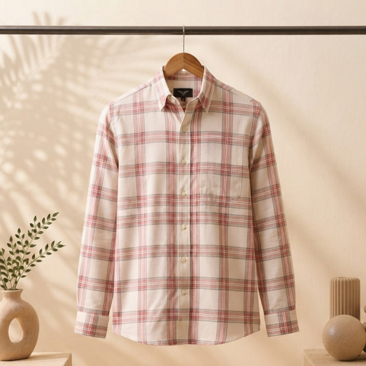 3 Men’s Classic Checked Shirts | C7