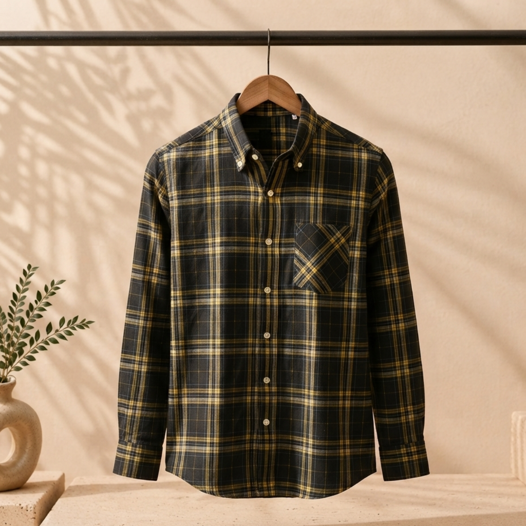 3 Men’s Classic Checked Shirts | C8