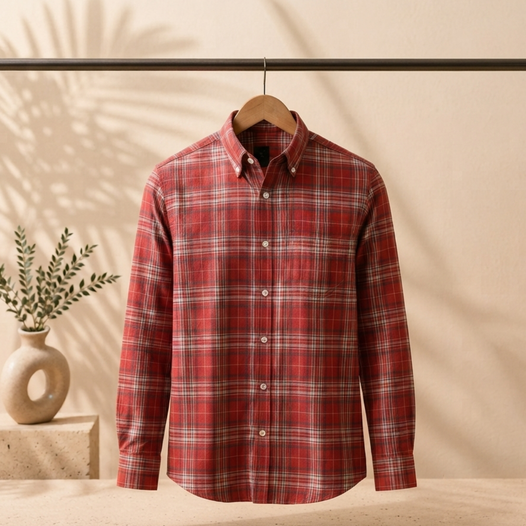 3 Men’s Classic Checked Shirts | C8